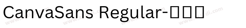 CanvaSans Regular字体转换 CanvaSans Regular字体转换